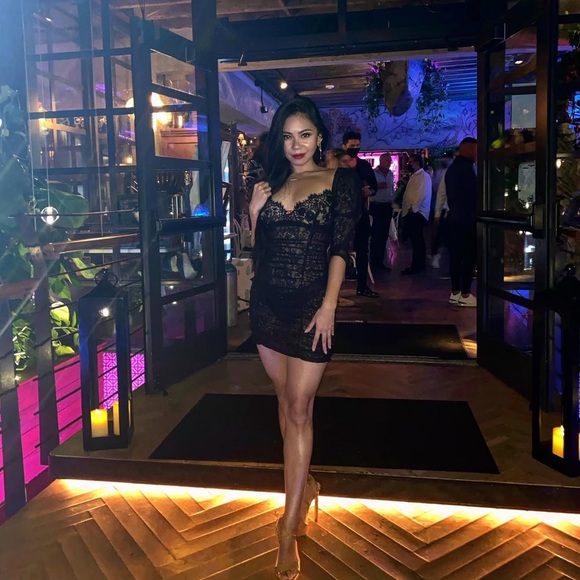 For Love And Lemons Black Lace Dress - Picture 2 of 7